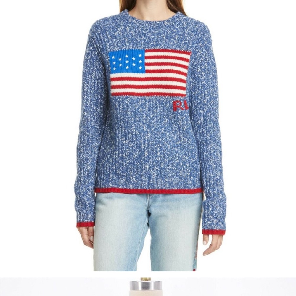 Polo Ralph Lauren Pullover Sweater American Flag